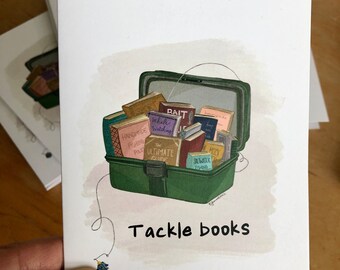 Tackle Box Book Box Folded Notecard Father's Day