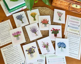 Language of Flowers Bouquet Collection Card Kit