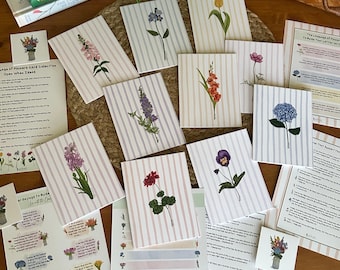 Language of Flowers Single Stems Collection Card Kit