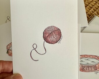 Kitty Cat Notecard set