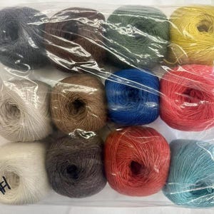 Bobine de fil de laine multicolore, haute teneur en laine, convient aux bonnets, hauts colorés, petites peluches, chouchous, 0,9-1 lb par paquet