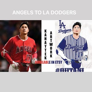Voor mijn zoon Shohei Ohtani in Dodger Blue Shohei Ohtani A New Chapter in Blue fanart Fanart ohtani trend Psd, png, jpeg, pdf