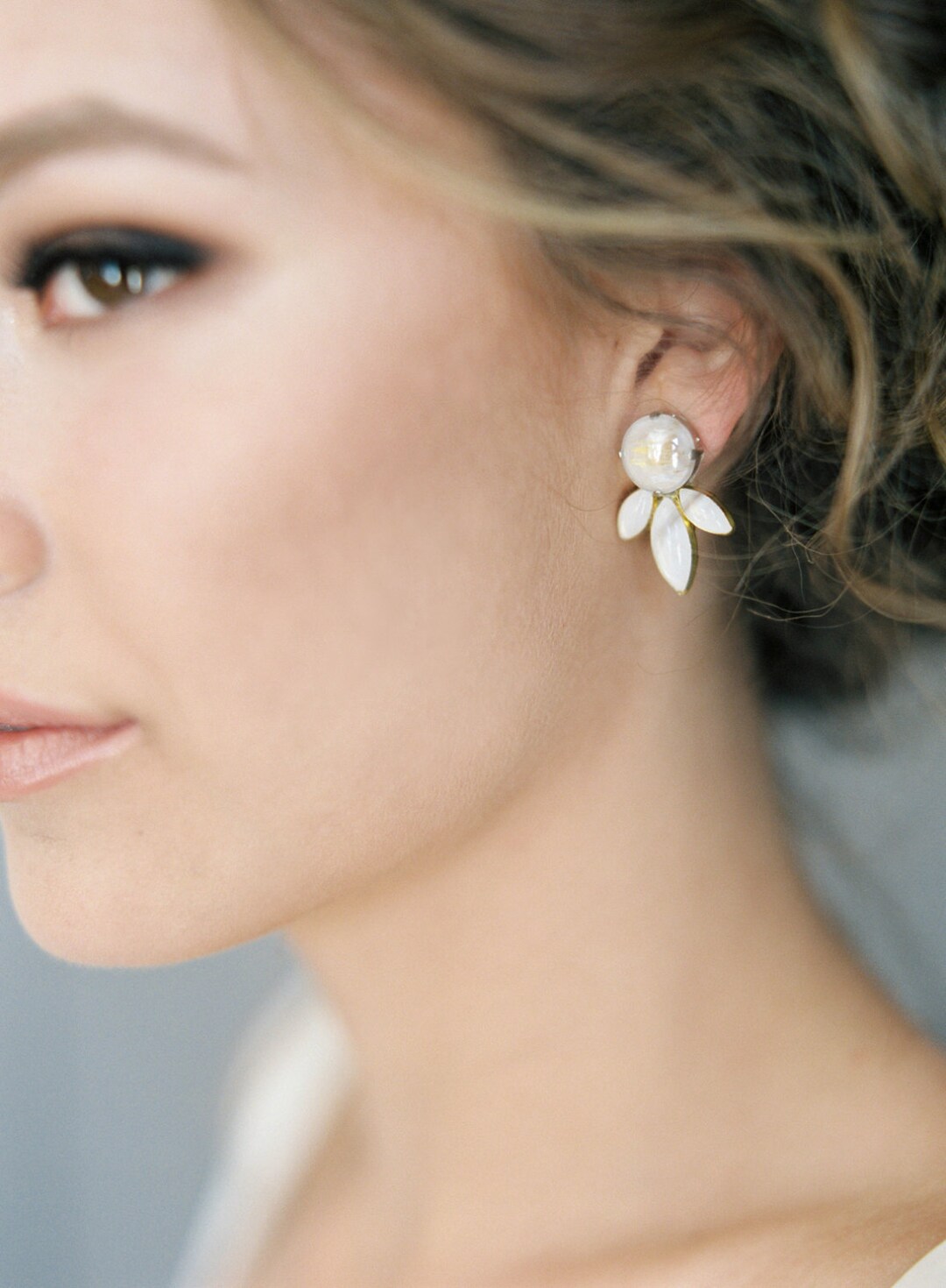 Brooke Earrings - White main image 1