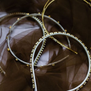 LUCILLE // beaded headband with satin // spring capsule image 1