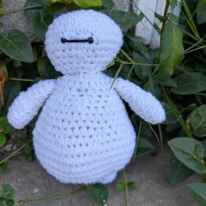 Crochet Baymax Plush: Handmade Big Hero 6 Inspired Robot