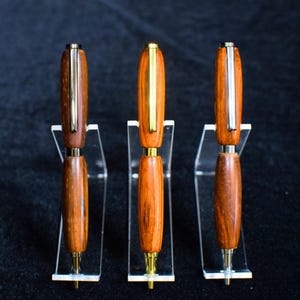 Canetas Cocobolo artesanais
