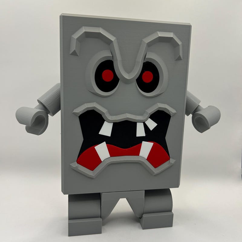 Thwomp Gal Thwomp Mario Can Crusher - Etsy