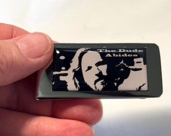 Lebowski The Dude Abides Money Clip