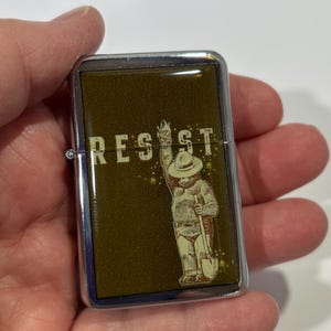Resist Refillable Flip Top Lighter