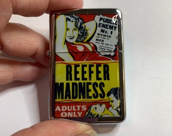 Vintage Poster Refillable Lighter Reefer Madness