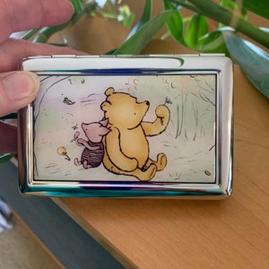 Porte-cigarettes ou porte-cartes Winnie l'ourson vintage classique