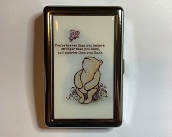 Classic Vintage Winnie The Pooh Cigarette or Card Case or Wallet 2