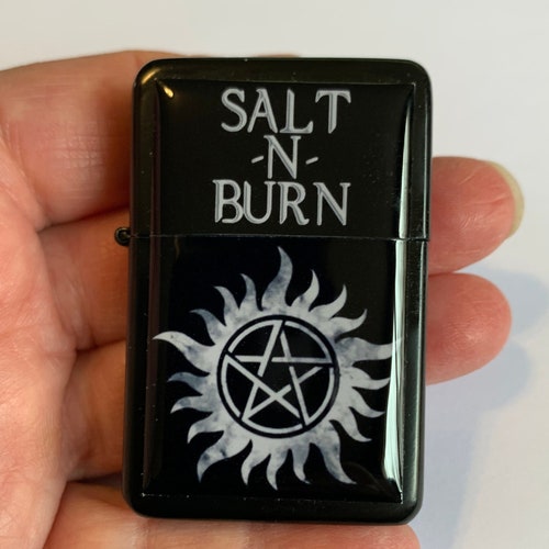 Supernatural Anti Possession Pentagram Salt N Burn Refillable - Etsy Supernatural Anti Possession Pentagram Salt N Burn Refillable - Etsy