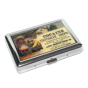 Vintage Toothache Ad Poster Cigarette or Card Case or Wallet 画像 5