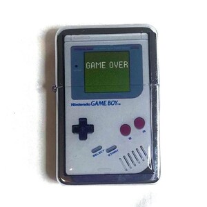 Vintage Game Boy Refillable Lighter Game Over
