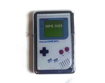 Vintage Game Boy Refillable Lighter Game Over