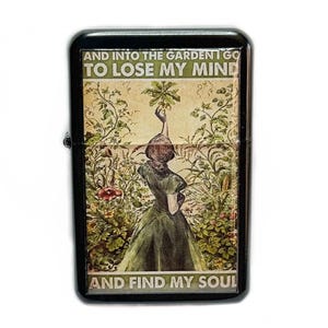 Vintage Gardening Poster Refillable Lighter