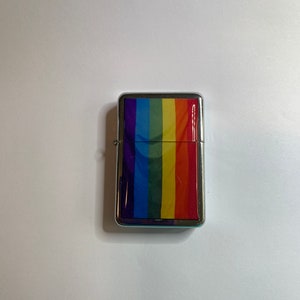 Rainbow Pride Flag Refillable Lighter