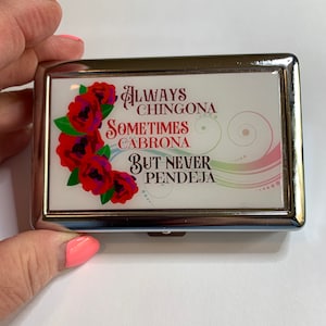 Always Chingona Never Pendeja porte-cigarettes ou porte-cartes ou portefeuille
