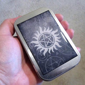 Supernatural Anti Possession Pentagram Stash Box Tin