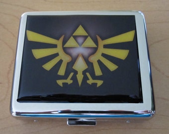 Zelda Family Crest 8 Day Pill Box with Mirror