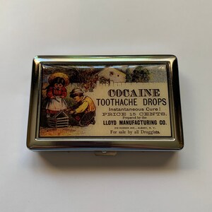 Vintage Toothache Ad Poster Cigarette or Card Case or Wallet 画像 7