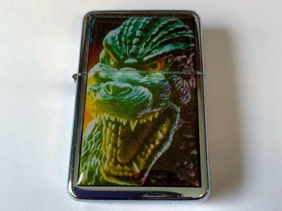 ゴジラメモリアル　Sカラー　GODZILLA zippo Zippo Godzilla Rare Discontinued Oil Lighter Earth's
