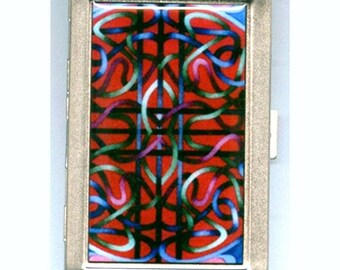 Celtic Knot Design Cigarette or Card Case or Wallet