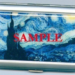 Custom Made Cigarette or Card Case /Wallet Tin With Your Image of Choice