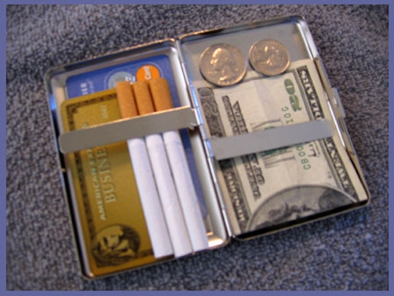 Keep Calm and Get in the Tardis Cigarette or Card Case or Wallet or Tin