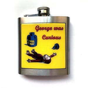 George with Ether Liquor Hip Flask
