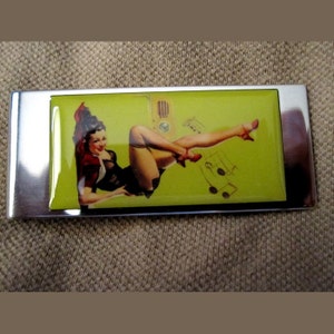 Vinatge Pinup Pin Up Girl Money Clip image 3