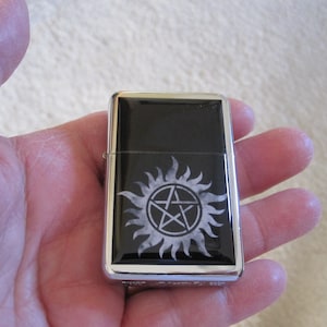 Supernatural Anti Possession Pentagram Refillable Lighter