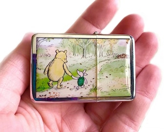 Classic Vintage Winnie The Pooh and Piglet Refillable Lighter