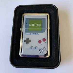 Vintage Game Boy Refillable Lighter Game Over