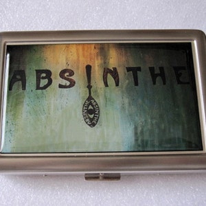 Vintage Absinthe  Cigarette or Card Case or Wallet