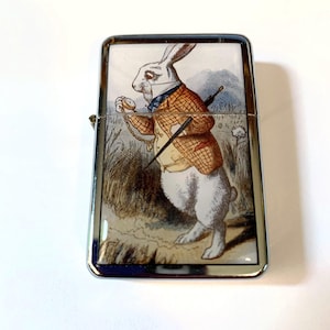 Alice In Wonderland White Rabbit Refillable Lighter