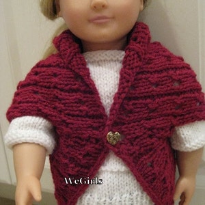 Knit Pattern for 18 inch Dolls Turtleback Sweaters Set of 2 plus free gift Instant Pattern Download now available