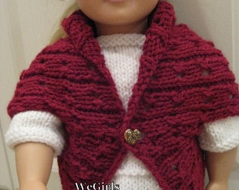 Knit Pattern for 18 inch Dolls Turtleback Sweaters Set of 2 plus free gift Instant Pattern Download now available