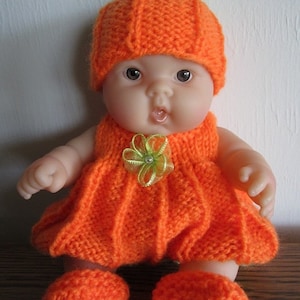 Instant PDF Digital Download premature baby doll sweater trousers beret knitting pattern 1420 1461