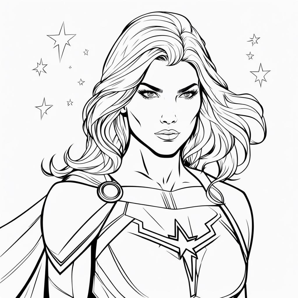 Superhero Coloring Pages, Legendary Heroes, Printable Coloring Pages ...