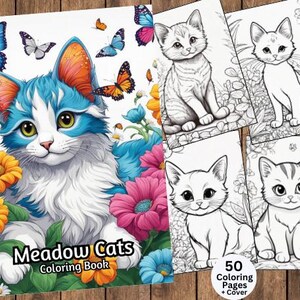 Kitten Coloring Pages, Cat Coloring Book, Kitten Coloring Sheets, Cat Coloring Page, Cat Breeds, Cat Lovers, Animal Coloring Pages, Cute Cat