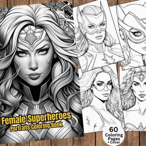 Páginas para colorear de superhéroes, héroes legendarios, páginas para colorear imprimibles, protectores de la Tierra, dibujos para colorear, superhéroes femeninos, protectores femeninos