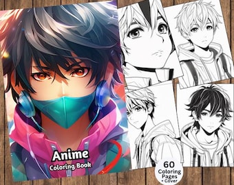 Anime Coloring Pages, Anime Coloring Book, Anime Coloring Sheets, Manga Fantasy, Grayscale Coloring Book, Boy Anime Coloring, Manga, Comic