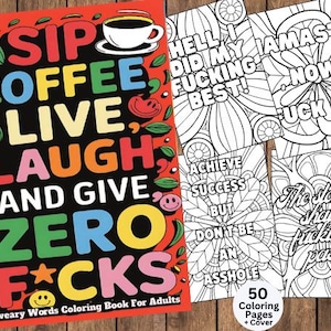Libro para colorear de malas palabras para adultos, mandalas para colorear con malas palabras, libro divertido para colorear para adultos, libro para colorear con malas palabras, terapia para adultos, libro para colorear para adultos