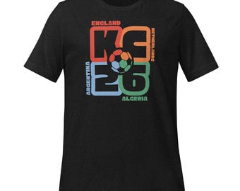 Camiseta de fútbol de Kansas City para el Mundial 2026 / Camiseta de la ciudad anfitriona de Inglaterra, Países Bajos, Argentina y Argelia