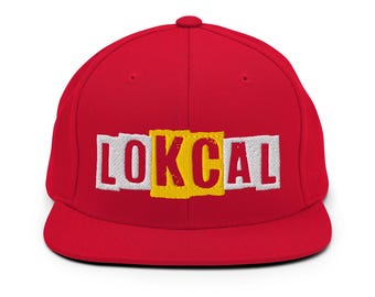 Gorra de béisbol roja LOKCAL de los Kansas City Chiefs / Orgullo de KC