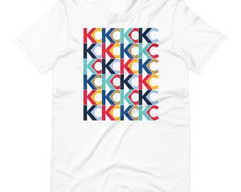 KC Pattern Unisex Tee | Kansas City Sports Colors Crewneck