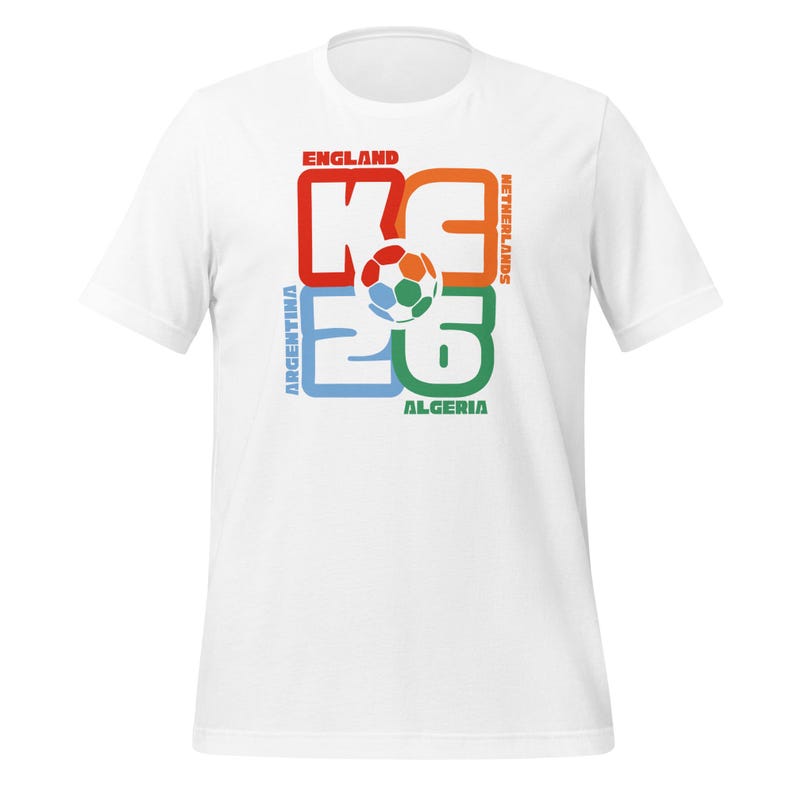 Camiseta de fútbol de Kansas City para el Mundial 2026 / Camiseta de la ciudad anfitriona de Inglaterra, Países Bajos, Argentina y Argelia imagen 3