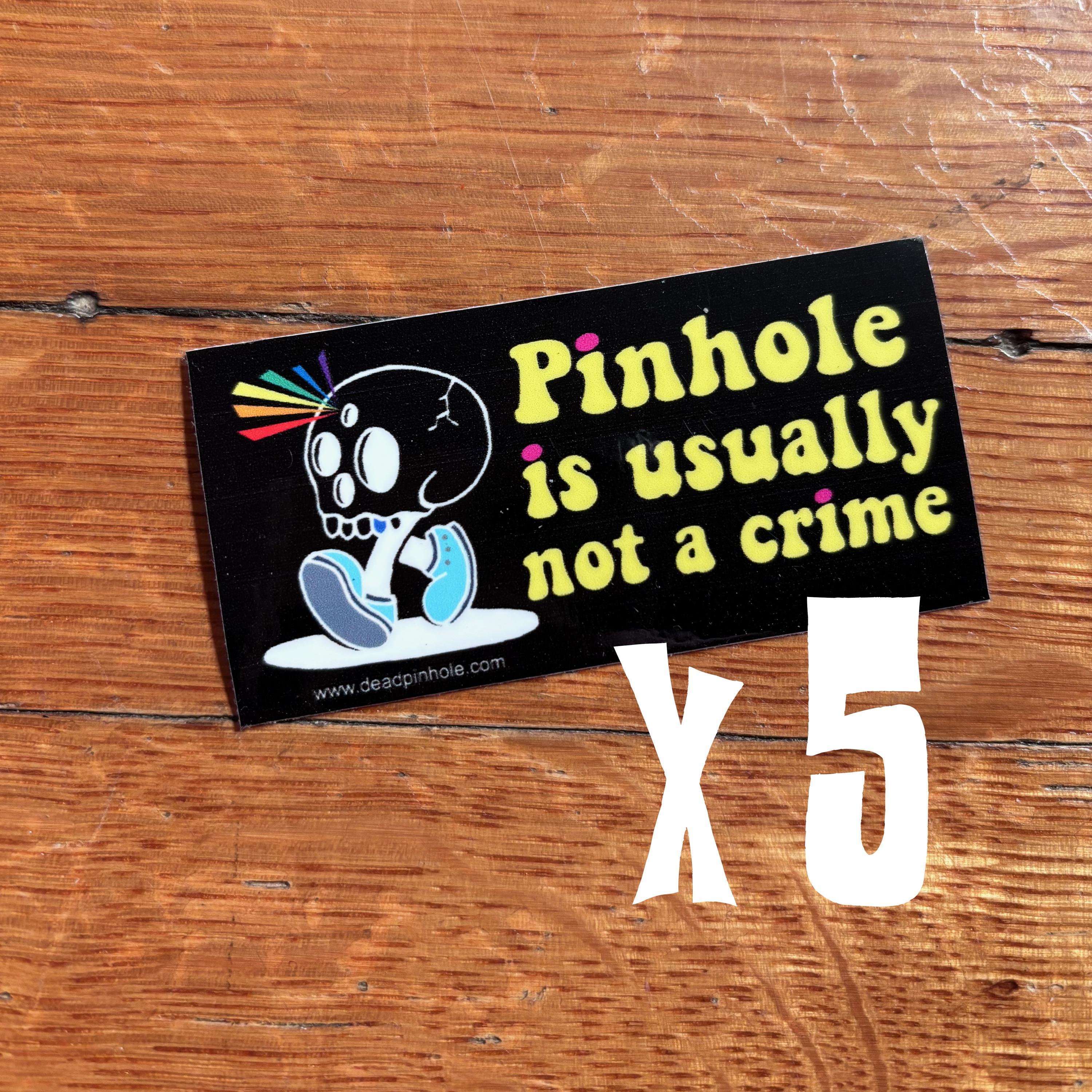 Pinhole is Usually Not a Crime - Sticker Pack - Etsy